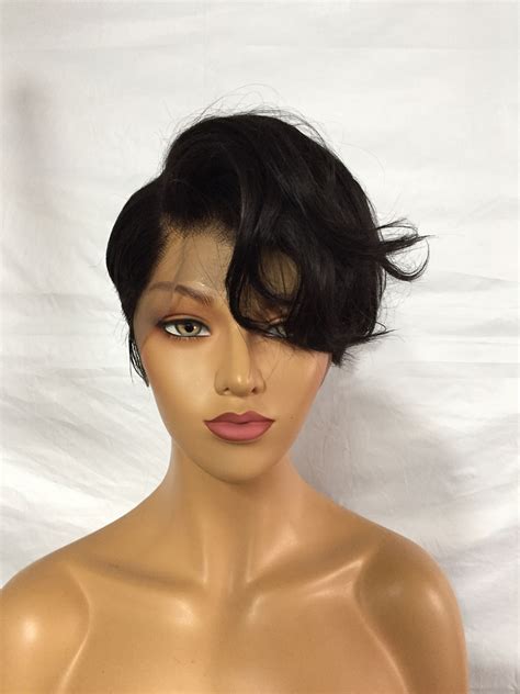 Human Hair Pixie Wig